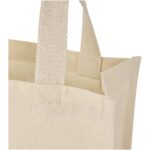 Odessa 220 g/m² GRS recycled cotton mini gusset tote bag 9L - Image 6