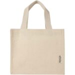 Odessa 220 g/m² GRS recycled cotton mini gusset tote bag 9L - Image 3