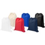 Peru Blend 180 g/m² GRS recycled drawstring bag 5L - Image 7