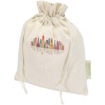 Odisha 140 g/m² OCS organic gift bag - 30 x 25 cm - Image 2