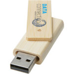 Rotate 8GB bamboo USB flash drive - Image 2
