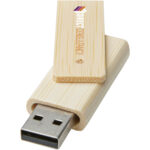 Rotate 16GB bamboo USB flash drive - Image 2