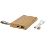 Tulda 5000 mAh bamboo power bank - Image 7