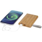 Tulda 5000 mAh bamboo power bank - Image 8