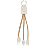 Bates wheat straw and cork 3-in-1 charging cable - Image 6