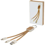 Bates wheat straw and cork 3-in-1 charging cable - Image 7