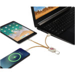 Bates wheat straw and cork 3-in-1 charging cable - Image 3