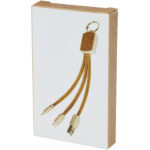 Bates wheat straw and cork 3-in-1 charging cable - Image 4