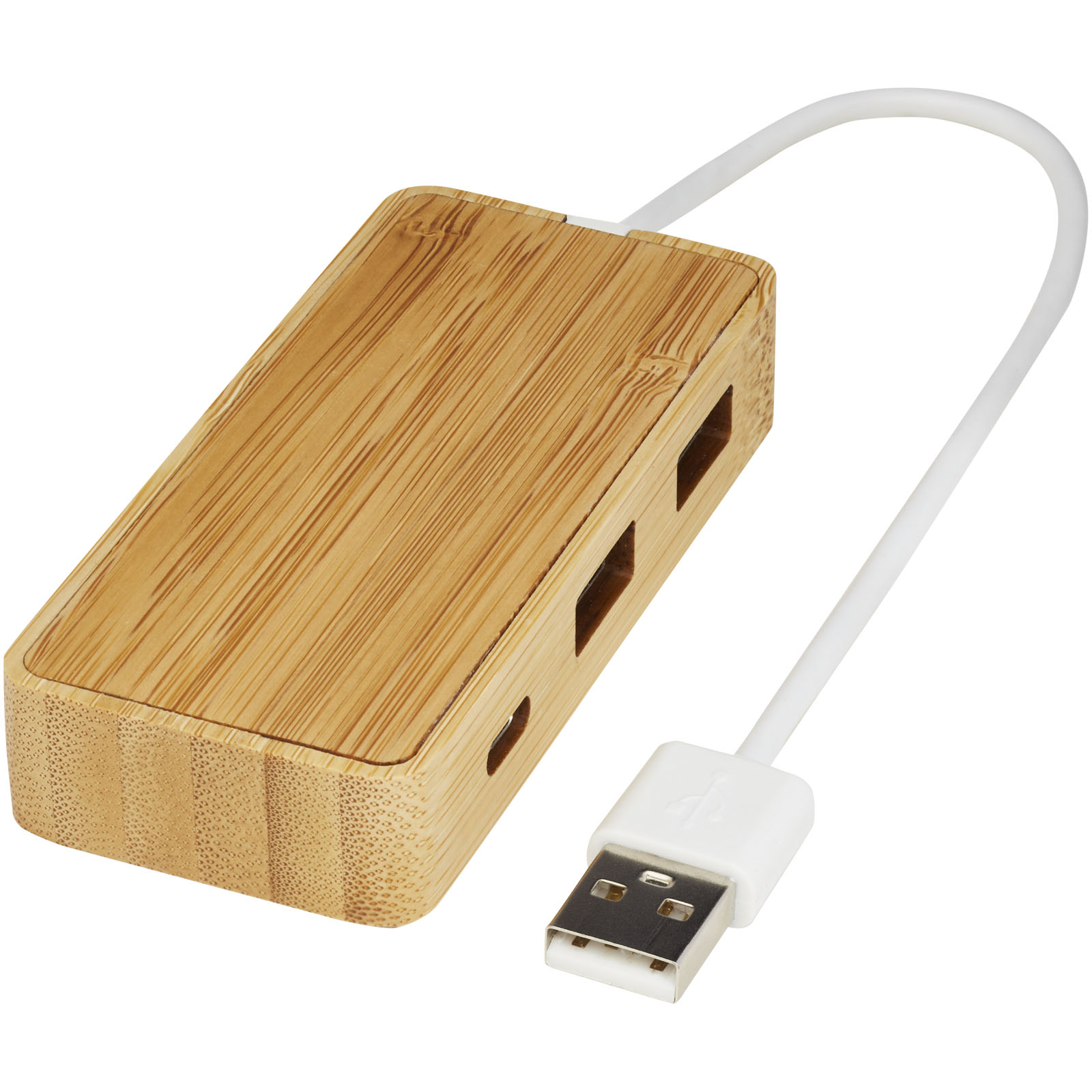 12430606 Tapas bamboo USB hub - Image 1
