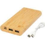 Tulda 10.000 mAh bamboo power bank - Image 7