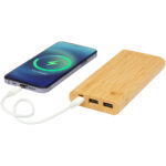Tulda 10.000 mAh bamboo power bank - Image 8