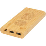 Tulda 10.000 mAh bamboo power bank - Image 2