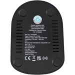 Loop 15W dual coil RCS recycled plastic wireless charging stand - Image 7