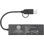 Rise RCS recycled aluminium USB 2.0 hub - Image 5