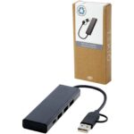 Rise RCS recycled aluminium USB 2.0 hub - Image 7