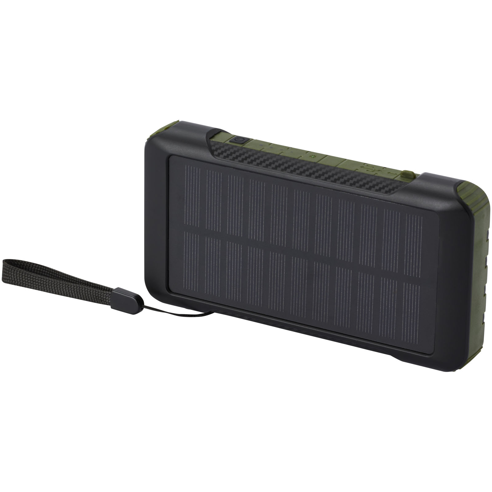 12434664 Soldy 10.000 mAh RCS recycled plastic solar dynamo power bank - Image 1