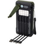 Soldy 10.000 mAh RCS recycled plastic solar dynamo power bank - Image 6