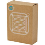 Solo 3W IPX5 RCS recycled plastic solar Bluetooth® speaker with carabiner - Image 4