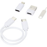 Savvy recycled plastic modular charging cable with phone holder - Image 8