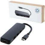 Loop RCS recycled plastic multimedia adapter USB 2.0-3.0 with HDMI port - Image 7