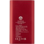 Juice 4000 mAh Type-C recycled aluminium wireless power bank - Image 5