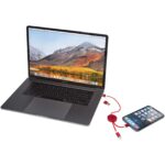 Alasia 5-in-1 recycled aluminium and plastic 30 cm data sync and 27W fast charge cable - Image 8