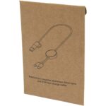 Alasia 5-in-1 recycled aluminium and plastic 30 cm data sync and 27W fast charge cable - Image 3