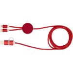 Alasia 5-in-1 recycled aluminium and plastic 150 cm data sync and 27W fast charge cable - Image 5