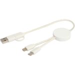 Citala 5-in-1 recycled plastic 30 cm data sync and 27W fast charge cable - Image 6