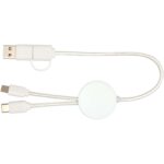 Citala 5-in-1 recycled plastic 30 cm data sync and 27W fast charge cable - Image 4