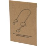 Citala 5-in-1 recycled plastic 30 cm data sync and 27W fast charge cable - Image 3