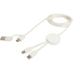 Citala 5-in-1 recycled plastic 150 cm data sync and 27W fast charge cable - Image 7