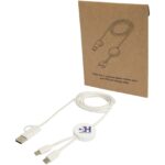 Citala 5-in-1 recycled plastic 150 cm data sync and 27W fast charge cable - Image 2