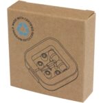 Baekdu wired Type-C earbuds with recycled plastic storage box - Image 3