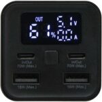 Acamar 20.000 mAh 70W recycled aluminium laptop power bank - Image 9