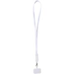 Franz recycled plastic smartphone lanyard with built-in data sync and 65W fast charge 5-in-1 cable