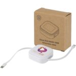 Gloas 5-in-1 recycled retractable data sync and 100W fast charge cable with smartphone tool kit - Image 2