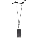 Funi recycled plastic smartphone lanyard with built-in data sync and 100W fast charge 5-in-1 cable - Image 5