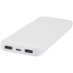 Adhil 10.000 mAh 10W recycled plastic power bank with 2 built-in cables - Image 6