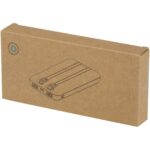 Adhil 10.000 mAh 10W recycled plastic power bank with 2 built-in cables - Image 3