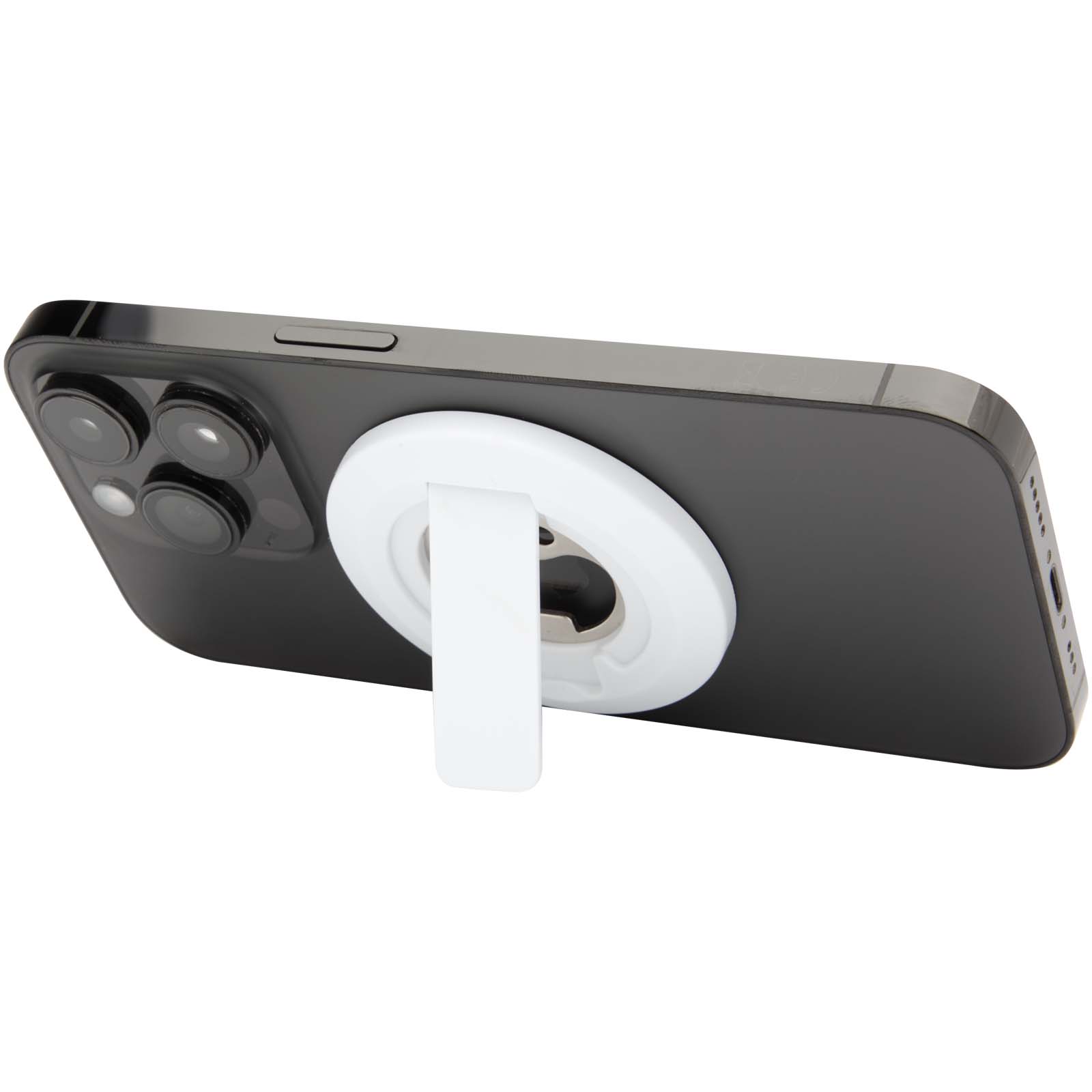 12446101 Ain recycled plastic magnetic phone stand with bottle opener - Image 1