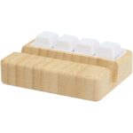 Algol recycled plastic phone stand and fidget toy with bamboo details - Image 5