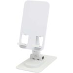 Alhena recycled plastic foldeable phone holder with metal desk stand - Image 4