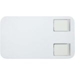 Alhena recycled plastic foldeable phone holder with metal desk stand - Image 3