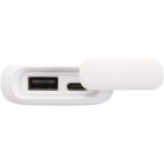 Alkes 5000 mAh 12W recycled plastic water resistant power bank with carabiner - Image 8
