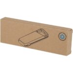 Alkes 5000 mAh 12W recycled plastic water resistant power bank with carabiner - Image 3