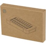 Altair 5000 mAh 10W recycled plastic rugged solar power bank with built-in torch - Image 3