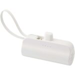 Alnair 5000 mAh 10W recycled plastic Type-C power bank with built-in flip stand and 2-in-1 cable - Image 5