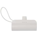 Alnair 5000 mAh 10W recycled plastic Type-C power bank with built-in flip stand and 2-in-1 cable - Image 4