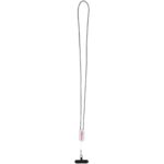 Anser recycled plastic smartphone lanyard with 27W 5-in-1 built-in cable - Image 2